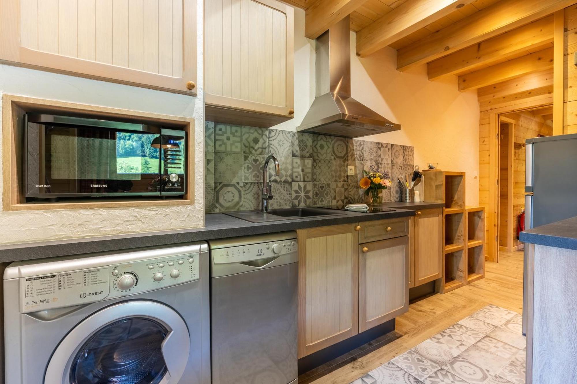 Chalet D'En O Les Clefs 部屋 写真
